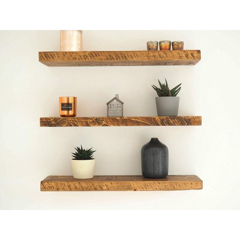 Pine Floating Shelves Manufacturer - Pine Wood Floating Shelves for Living Room Decor