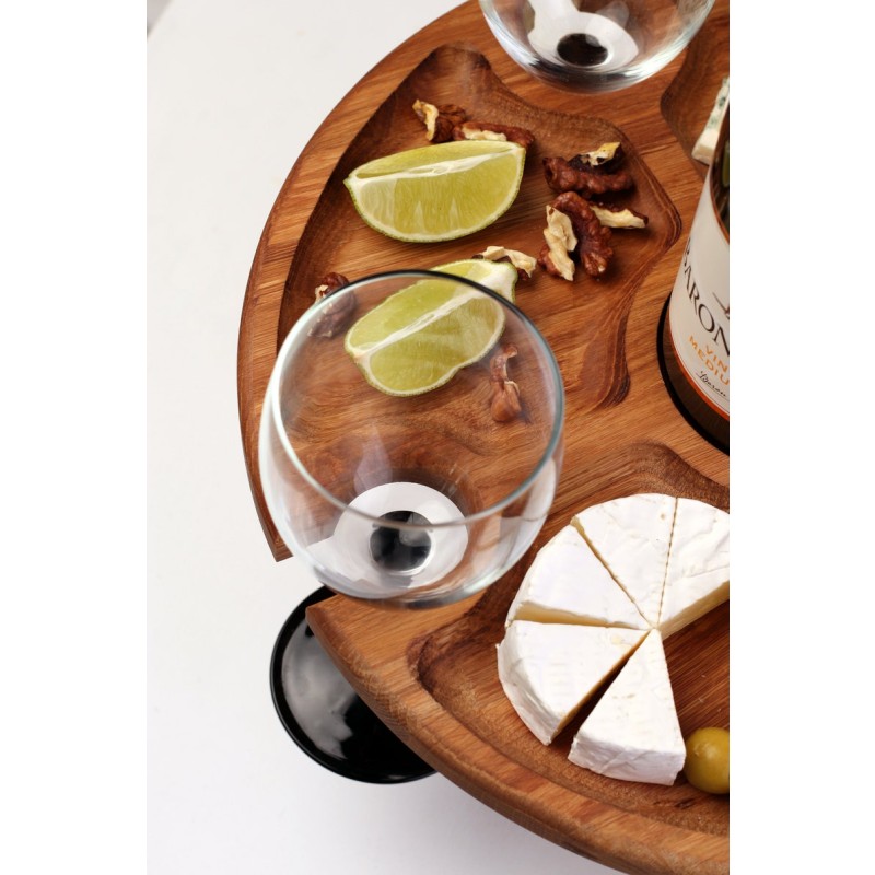 Wood Wine Table Factory - JUNJI Personalized Portable Folding Stand for Outdoor Wedding