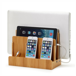 Phone Docking Station Supplier - JUNJI Hot Sell Wood Phone Station Key Wallet Watch Organizer