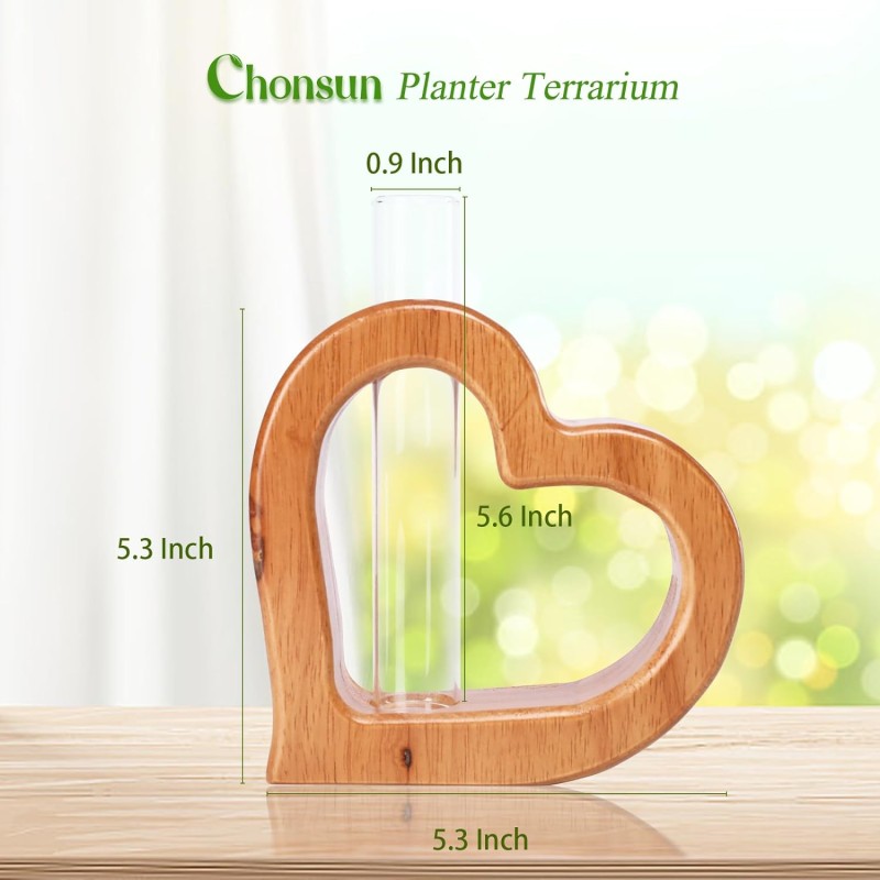 Propagation Station Manufacturer - JUNJI Hanging Planters with Glass Test Tube Wall Decor