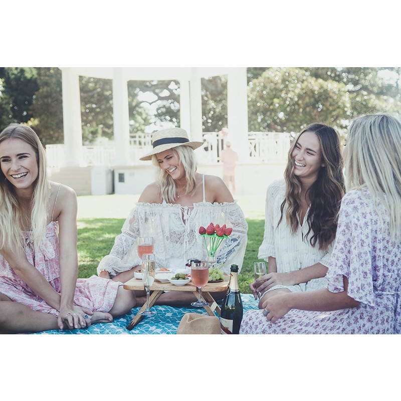 Portable Wine Table Manufacturer - Folding Picnic Table Outdoor Wooden Tray