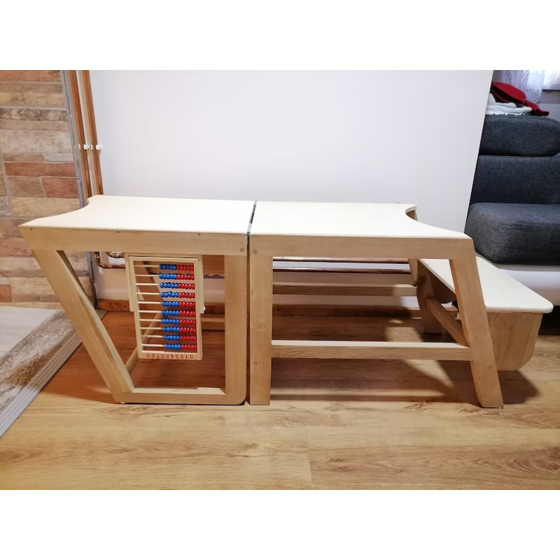 Multifunctional Step Stool Supplier - JUNJI 3 in 1 Learn Tools Blackboard Adjustable Tower