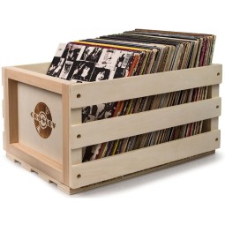 Vinyl Organizer Manufacturer - Sound Stash Vinyl Organizer Album Milk Crate Solid Wood