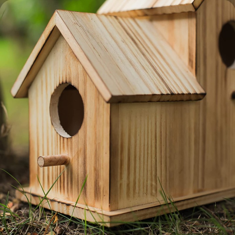 Americana Birdhouse Factory - Birdhouses Hanging Outdoor Nest Boxes Hand Painted Rustic