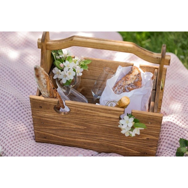Folding Wine Table Factory - Portable Wooden Outdoor Folding Wine Cheese Tray with Legs