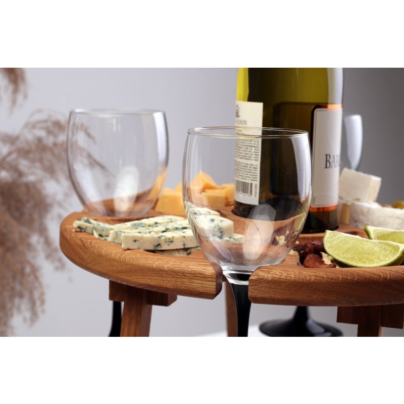 Wood Wine Table Factory - JUNJI Personalized Portable Folding Stand for Outdoor Wedding