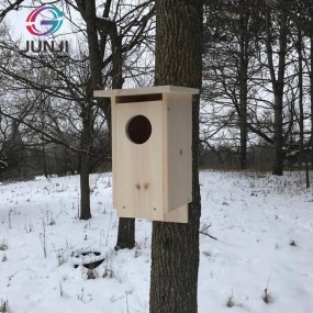 Duck House Supplier - JUNJI Modern Farmhouse Wooden Duck House Nesting Box Durable