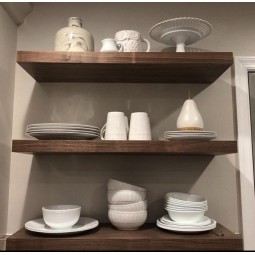 Wall Shelf Manufacturer - Floating Wall Shelves Set of 3 Rustic Warehouse Rack Storage