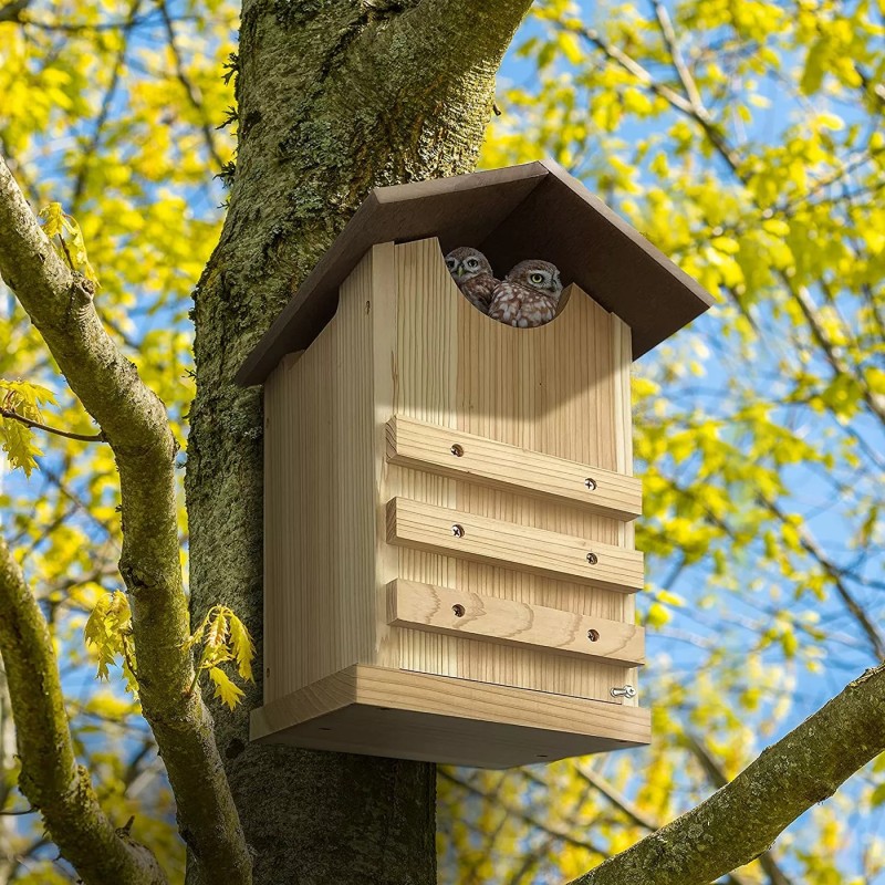 Owl Houses Manufacturer - Outer Trails Owl Houses with Composite Weather-Tight Roof