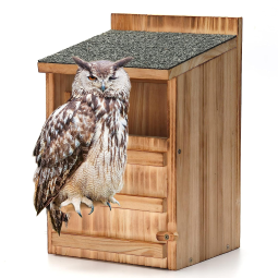 Owl Nesting Box Factory - House for Outdoors Screech Owl Nesting Box Barn Owl Bird House