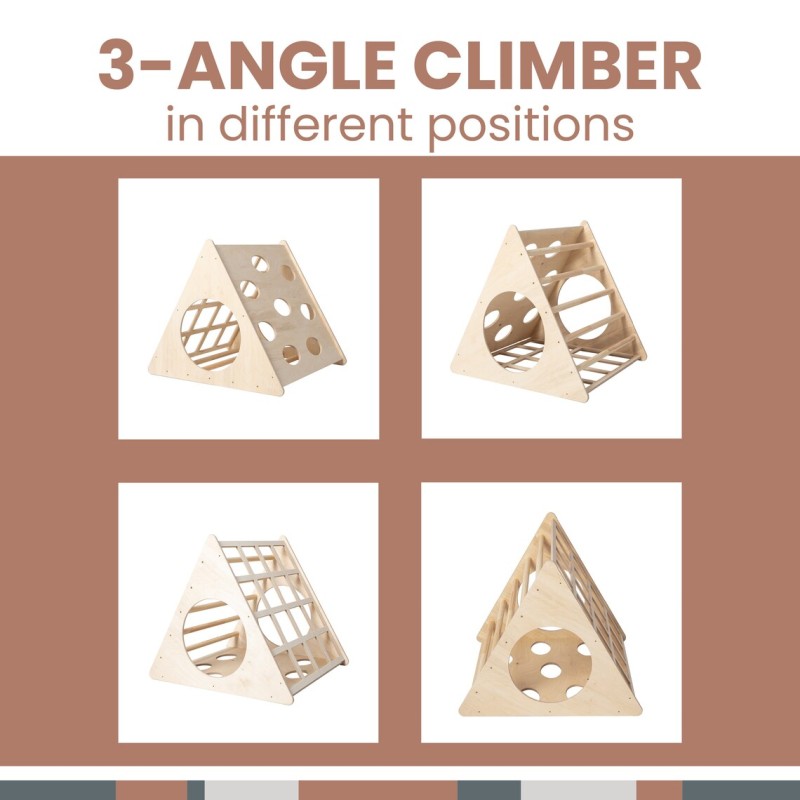 Climbing Triangle Ladder Manufacturer - Transformable Climbing Triangle Arch With Ramp