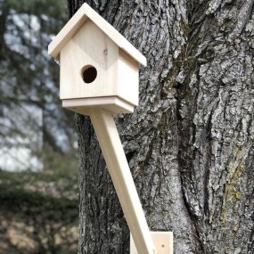 Handmade Birdhouse Supplier - JUNJI Handmade Wood Birdhouse Rustic Garden Decor