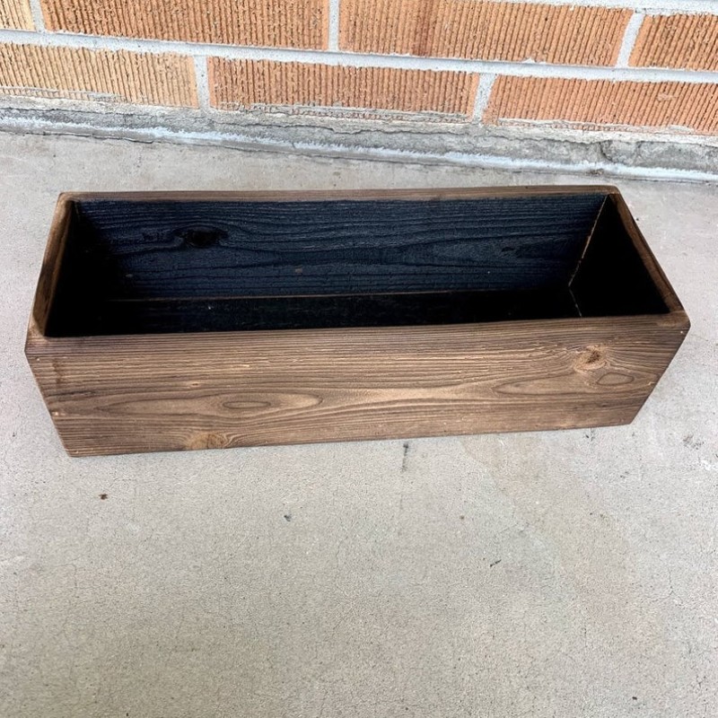 Wood Planter Boxes Supplier - JUNJI Set of 3 Handmade Powder Coated for Succulent Cactus
