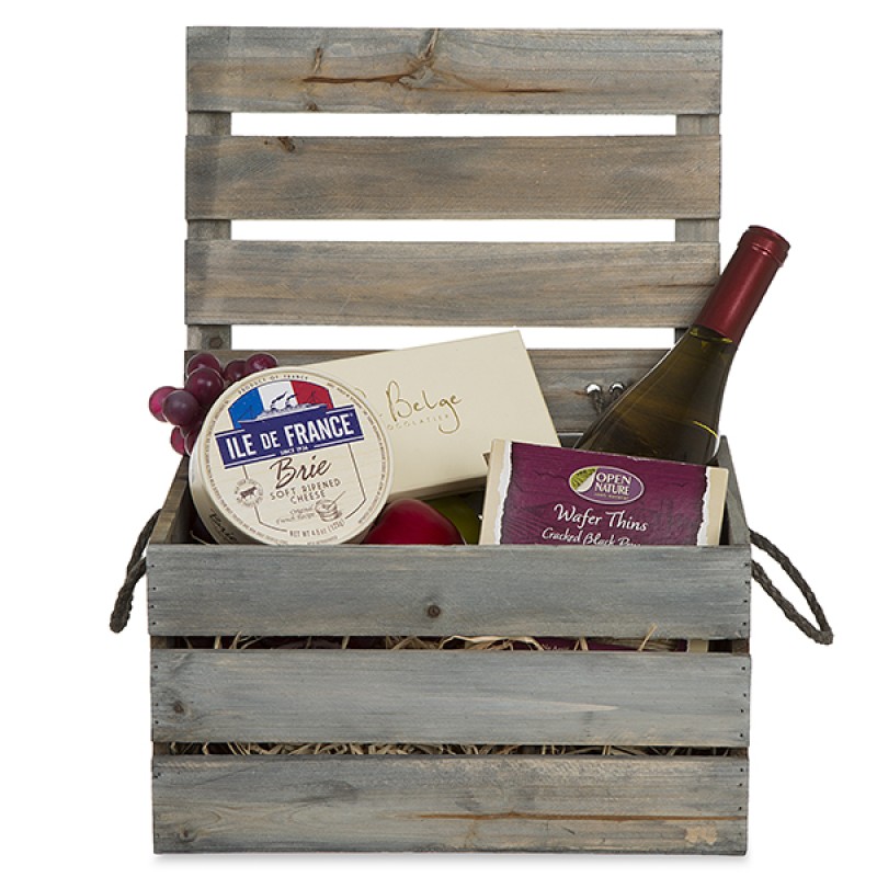 Foldable Crate Supplier - JUNJI Foldable Customized Size Wooden Stackable Vegetable Box