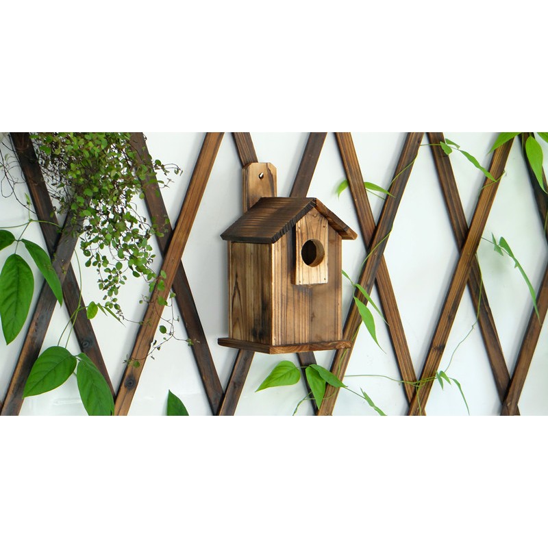 Wood Birdhouse Factory - JUNJI Best Cedar Wooden Decorative Hanging Nest Luxury Modern
