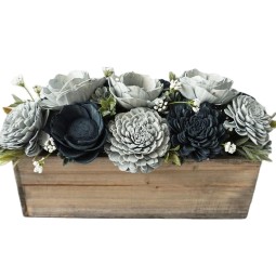Garden Centerpiece Factory - JUNJI Garden Display Wedding Flowers Holder Farmhouse Box