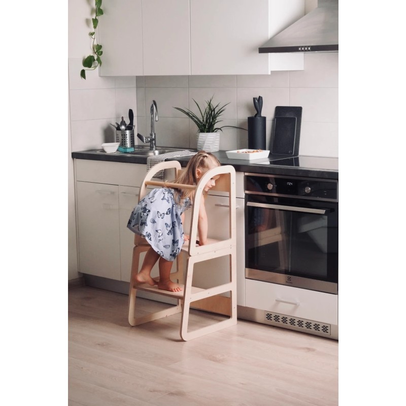 Transformable Kitchen Tower Manufacturer - 3 in 1 Kitchen Helper Tower Foldable Montessori