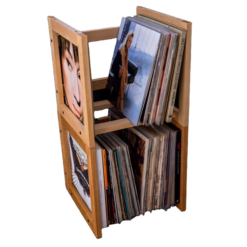 LP Storage Crate Factory - JUNJI Solid Hardwood Vinyl LP Storage Box Home Decor