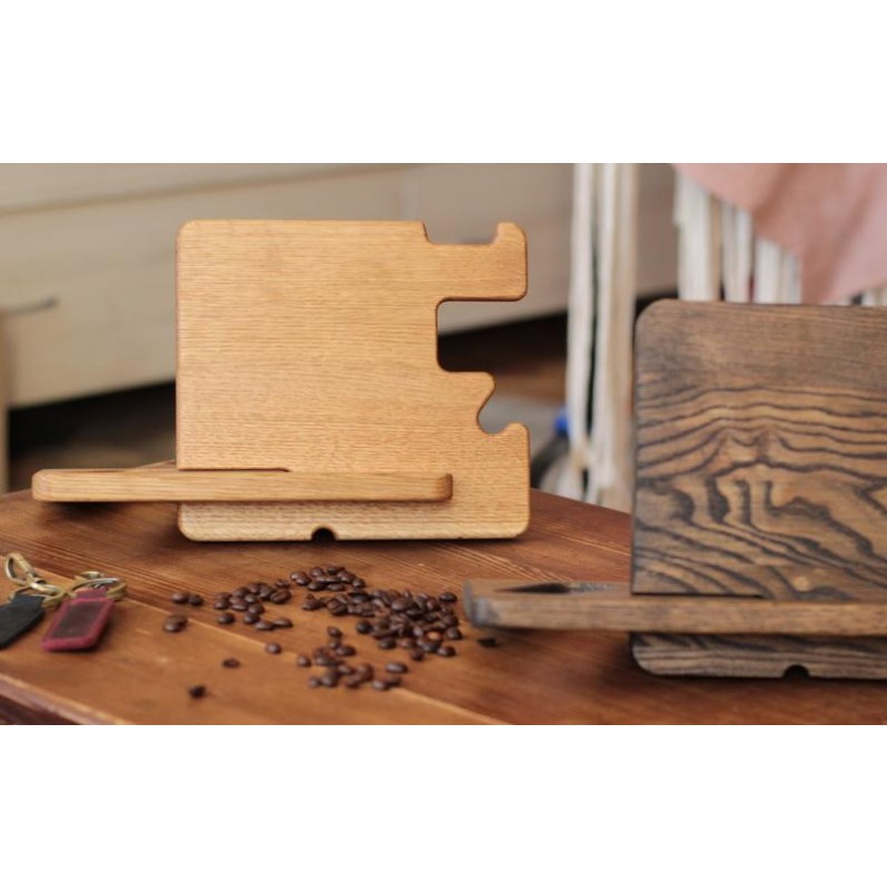Docking Station Manufacturer - JUNJI Wood Docking Station Organizer Wireless Charge Gift
