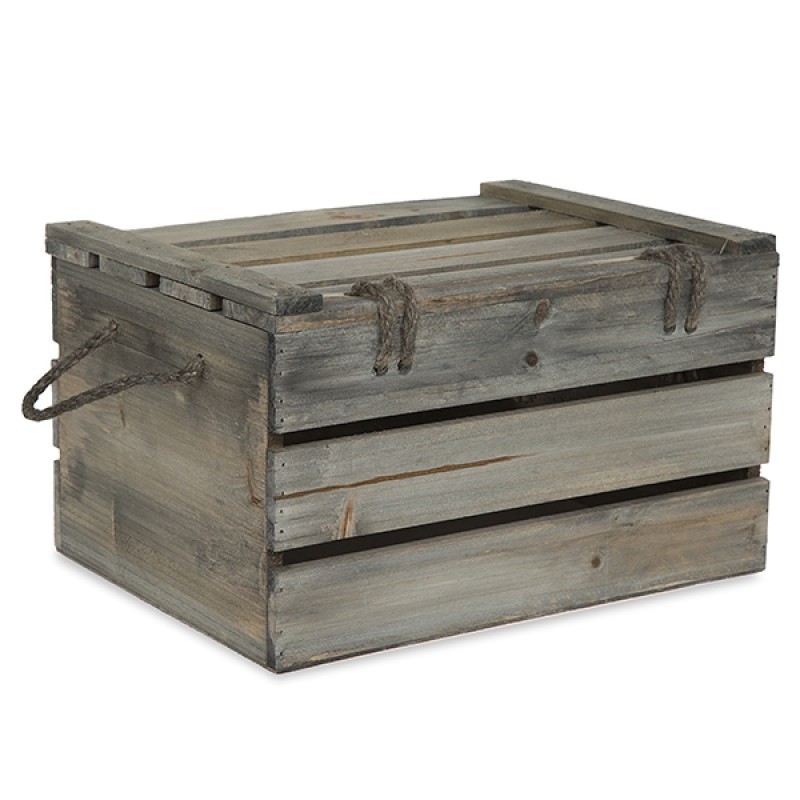 Foldable Crate Supplier - JUNJI Foldable Customized Size Wooden Stackable Vegetable Box