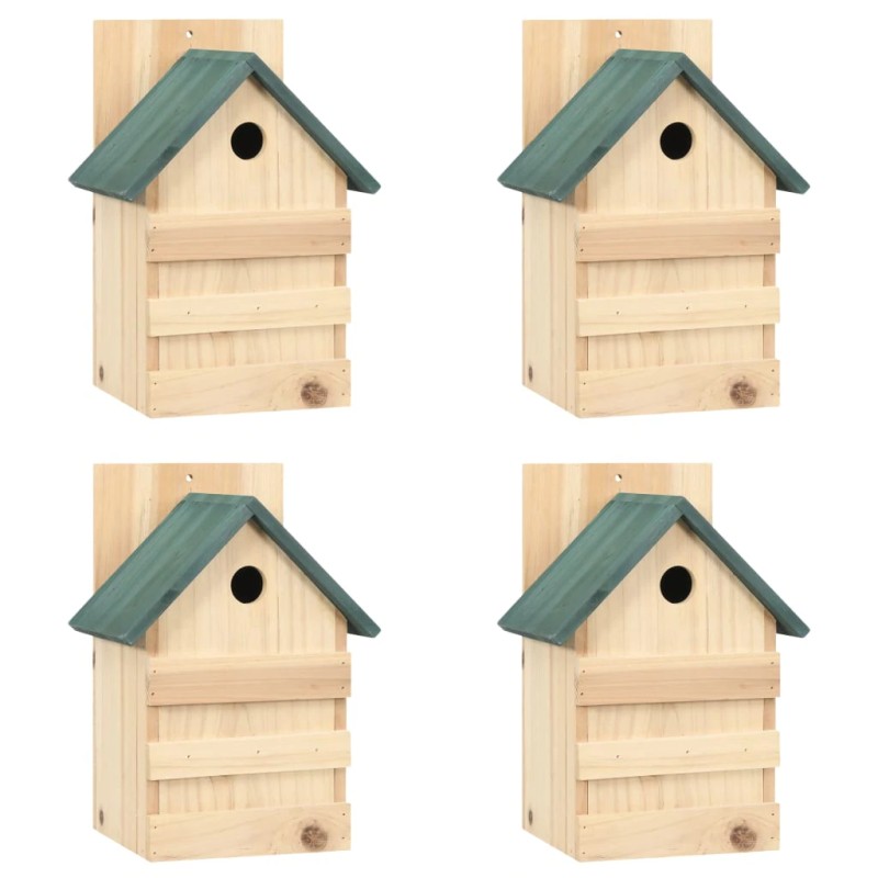 Yard Decor Manufacturer - Wooden Blue Bird House Indoor Outdoor Free Standing Garden