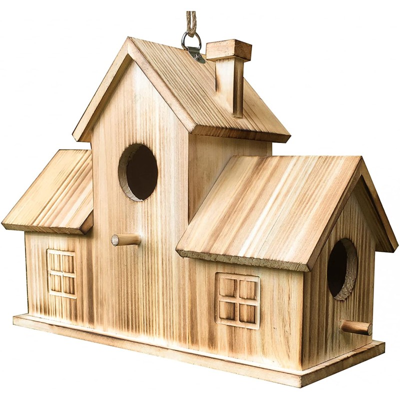 Americana Birdhouse Factory - Birdhouses Hanging Outdoor Nest Boxes Hand Painted Rustic