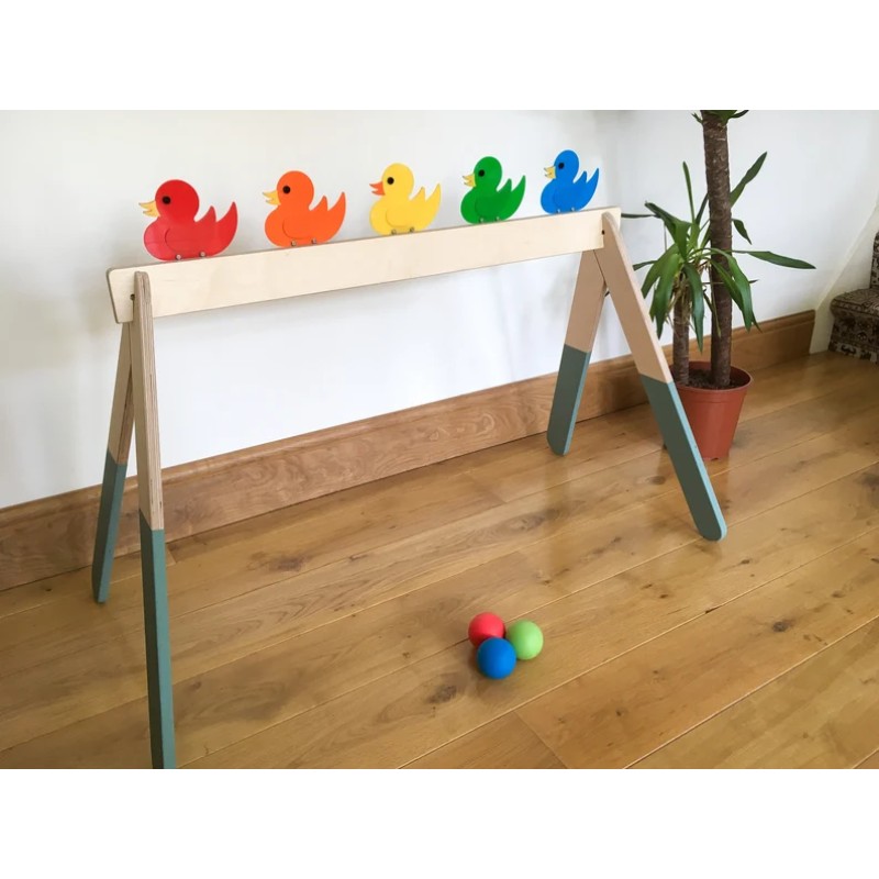 Duck Game Manufacturer - Carnival-Style Knock-Em-Down Duck Game Wooden Craft Birthday