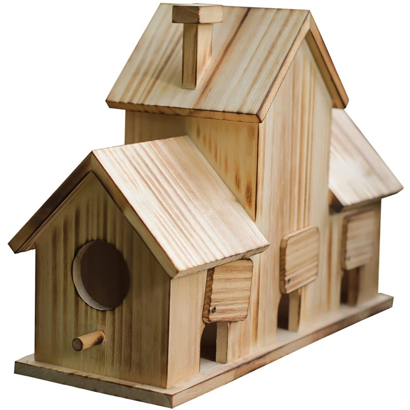 Americana Birdhouse Factory - Birdhouses Hanging Outdoor Nest Boxes Hand Painted Rustic