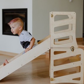 Montessori Furniture Factory - Kitchen Helper Foldable Kids Tower 3 in 1 Learning Stool