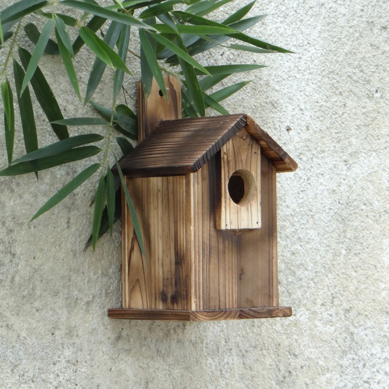 Wood Birdhouse Factory - JUNJI Best Cedar Wooden Decorative Hanging Nest Luxury Modern