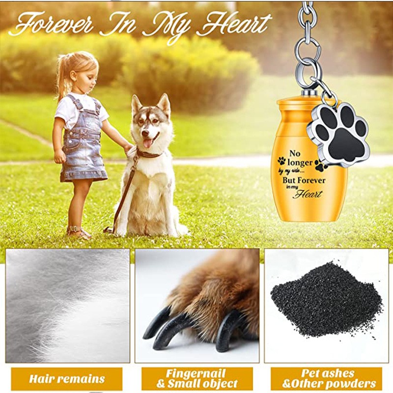 Pet Urn Keychain Factory - Waterproof Paw Pendant OEM