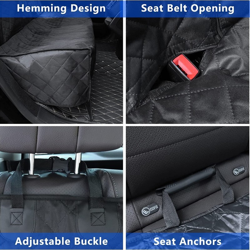 Pet Car Mat Supplier - Waterproof Hammock Mesh Pockets