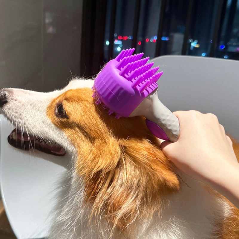Pet Bath Brush Manufacturer - 3 in 1 Hair Remover Massage