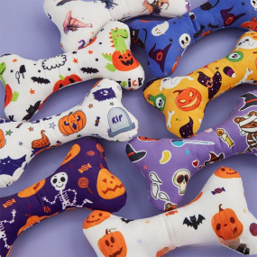 Pet Toy Manufacturer - Halloween Sound Plush Bone