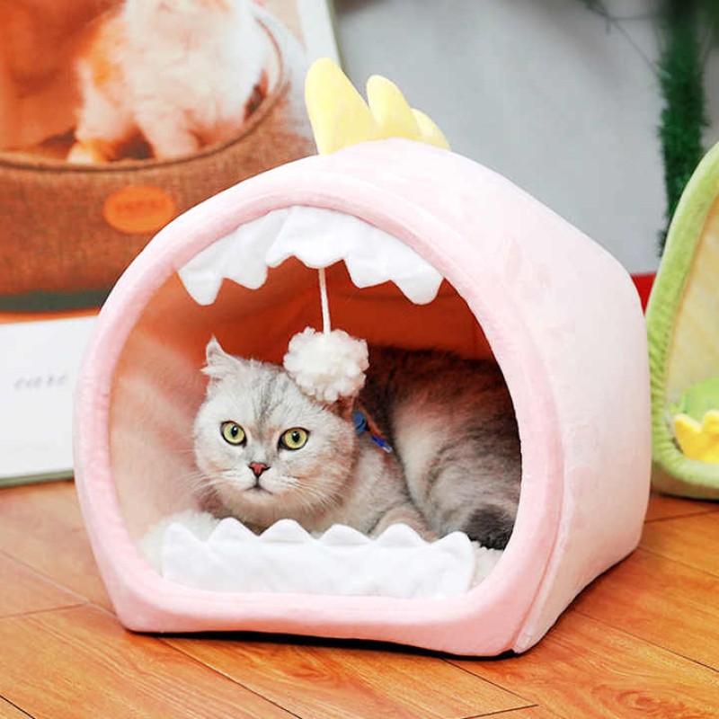 Cat Cave Bed Factory - Cute Dinosaur Design Pet House