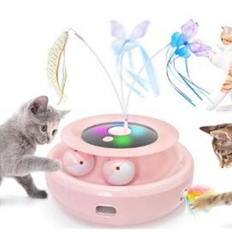 Cat Toys Factory - 3 in 1 Fluttering Butterfly