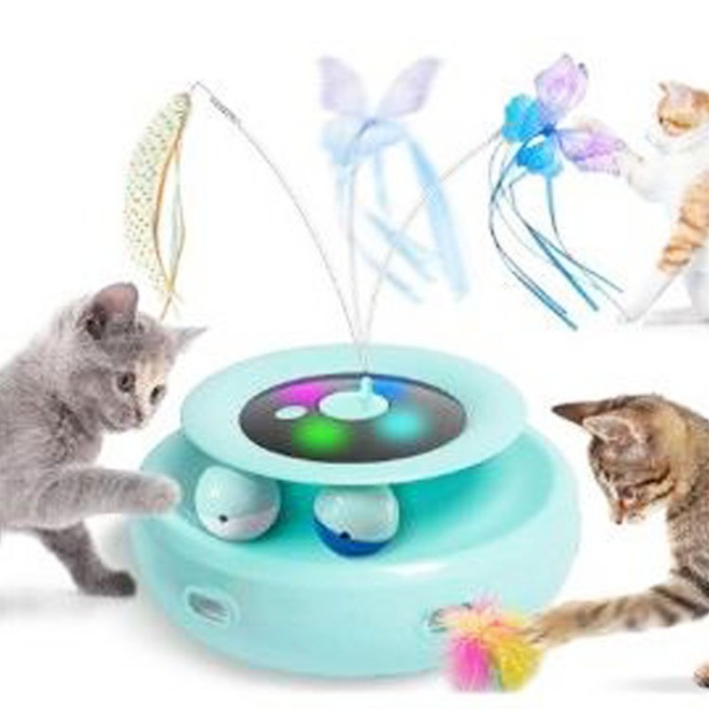 Cat Toys Factory - 3 in 1 Fluttering Butterfly