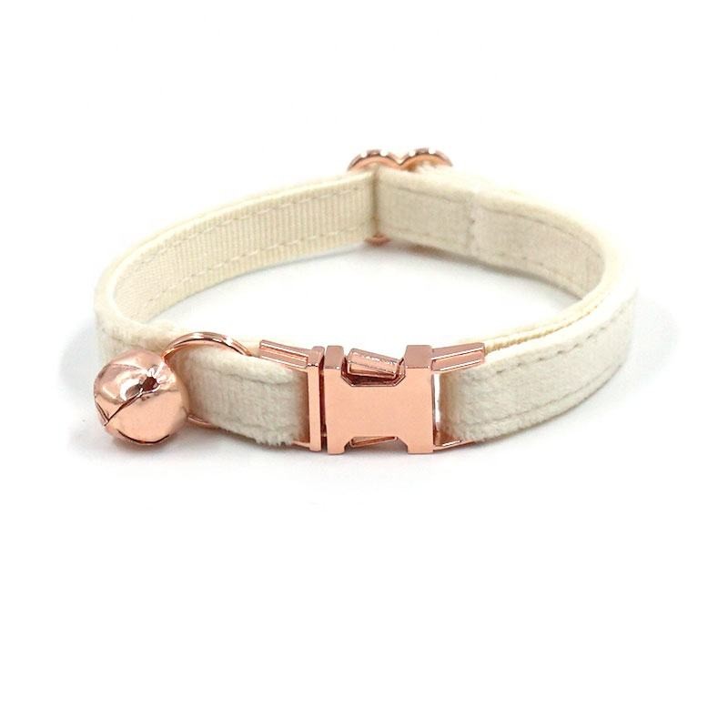 Cat Collar Manufacturer - Velvet Engraving Metal Buckles