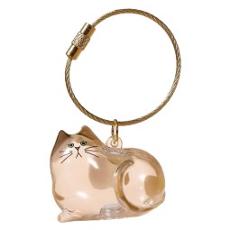 Pet Fur Storage Keychain Manufacturer - Transparent Bottle Pendant