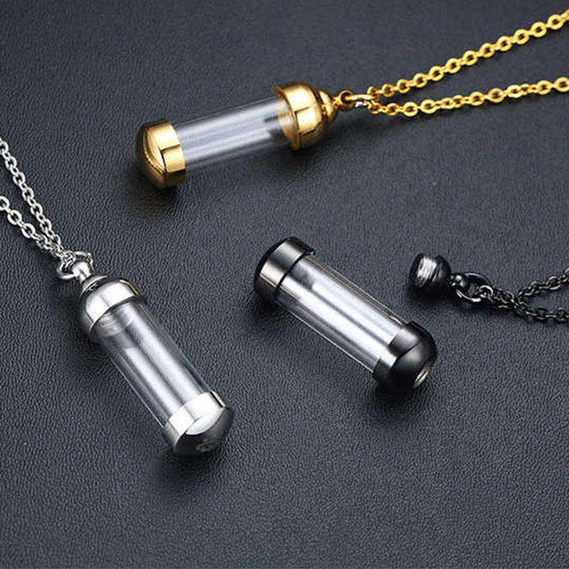 Pet Cremation Pendant Manufacturer - Glass Ashes Bottle Memorial