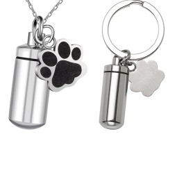 Pet Ashes Keychain Manufacturer - Stainless Steel Memorial Jewelry