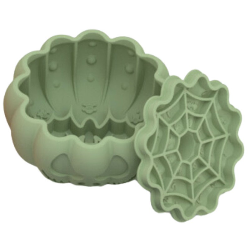 Pet Feeder Bowl Factory - Halloween Pumpkin Silicone Slow