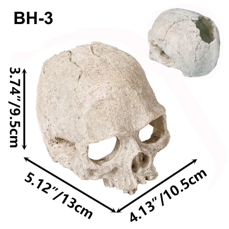 Aquarium Decoration Manufacturer - Skull Cave Hide House