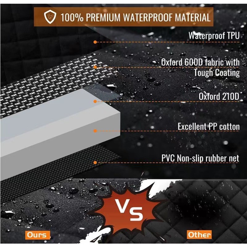 Pet Car Seat Cover Manufacturer - Durable Nonslip Backseat