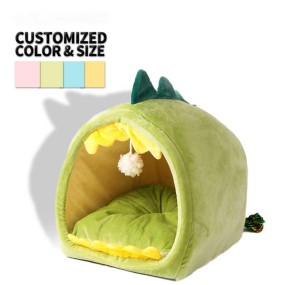 Cat Cave Bed Factory - Cute Dinosaur Design Pet House