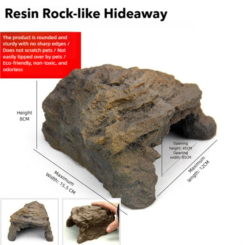 Reptile Hide Cave Manufacturer - Resin Aquarium Hideout Box
