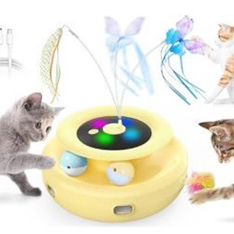 Cat Toys Factory - 3 in 1 Fluttering Butterfly