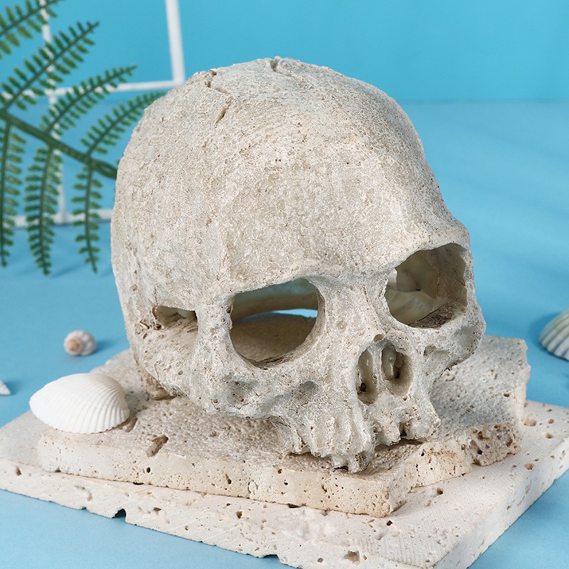 Aquarium Decoration Manufacturer - Skull Cave Hide House