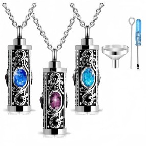 Cremation Urn Necklace Supplier - Crystal Ashes Pendant OEM