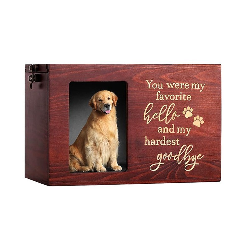 Wood Pet Urn Supplier - Photo Frame Remembrance Gift